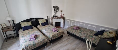 2 bedrooms, iron/ironing board, travel crib, WiFi