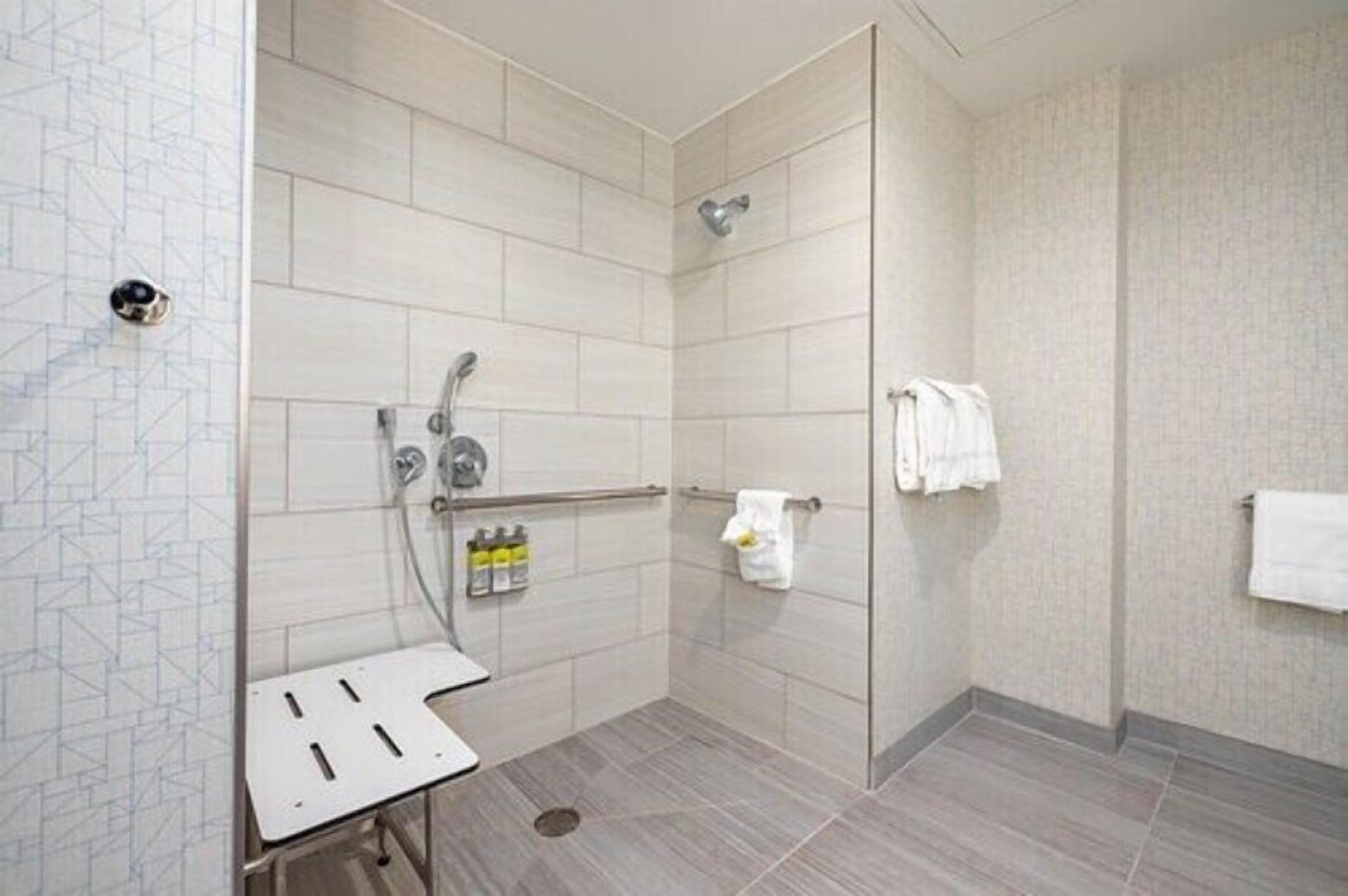 Towels, soap, toilet paper