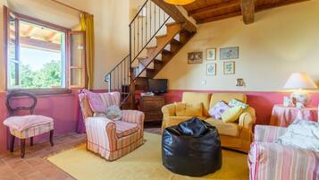 TV, fireplace, table tennis