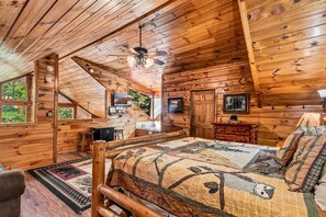 Unclassified image, 5 of 47, button - Amazing Grace - Hot Tub, Stone Firepit & Arcade Loft Near Pigeon Forge (Sevierville)