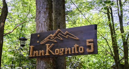 Inn Kognito 5 Vacation house hot tub, sauna, walking trails, game room fire pit