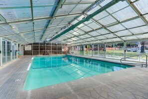 Indoor pool, a heated pool