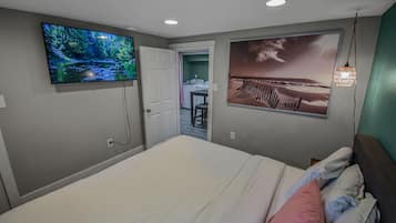 2 habitaciones, tabla de planchar con plancha, cuna de viaje y wifi