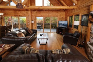 Televisio, takka, DVD-soitin