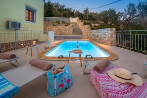 Pool - Villa Ifigeneia - Two Bedroom Villa, Sleeps 2 (Paxi)