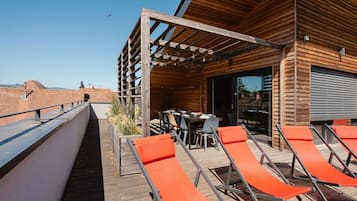 Panoramic-Ferienhaus, mit Bad (Le Rooftop) | Aussenbereich
