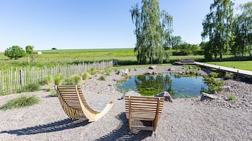Villa panorámica, con acceso para personas discapacitadas, baño en la habitación (Le Lodge) | Jardín