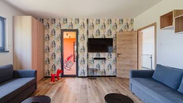 Villa Panoramique, accessible aux personnes à mobilité réduite, salle de bains attenante (Le Lodge)
