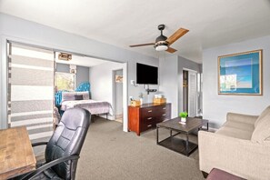 Desk, iron/ironing board, free WiFi, bed sheets