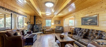 Ideal Gem on the River w/ Wood-Burning Fireplace, Spacious Deck, & WiFi