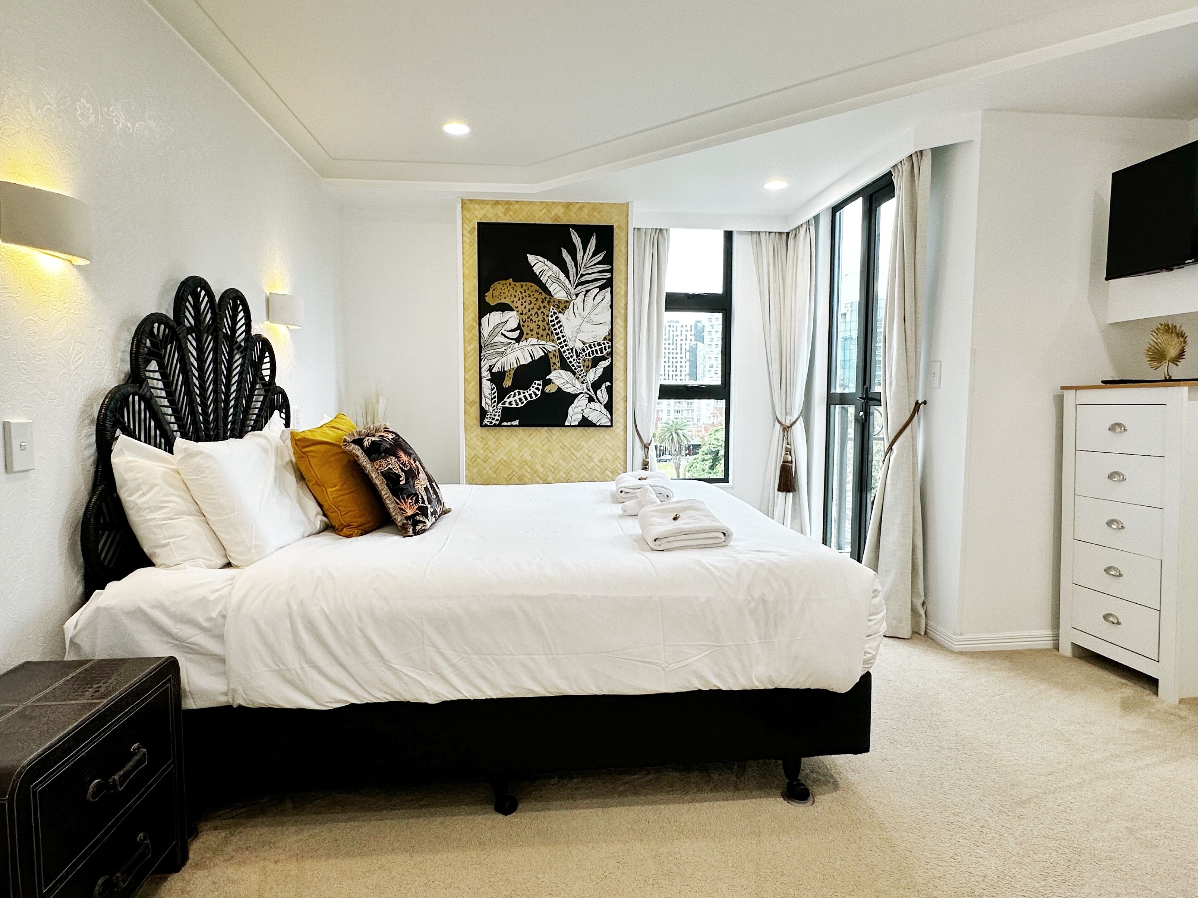 1 Schlafzimmer, Bügeleisen/Bügelbrett, kostenloses WLAN, Bettwäsche