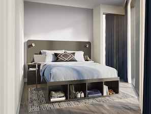 1 bedroom, iron/ironing board, free WiFi, bed sheets