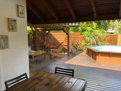 300 m from the beach, mini Villa with private pool