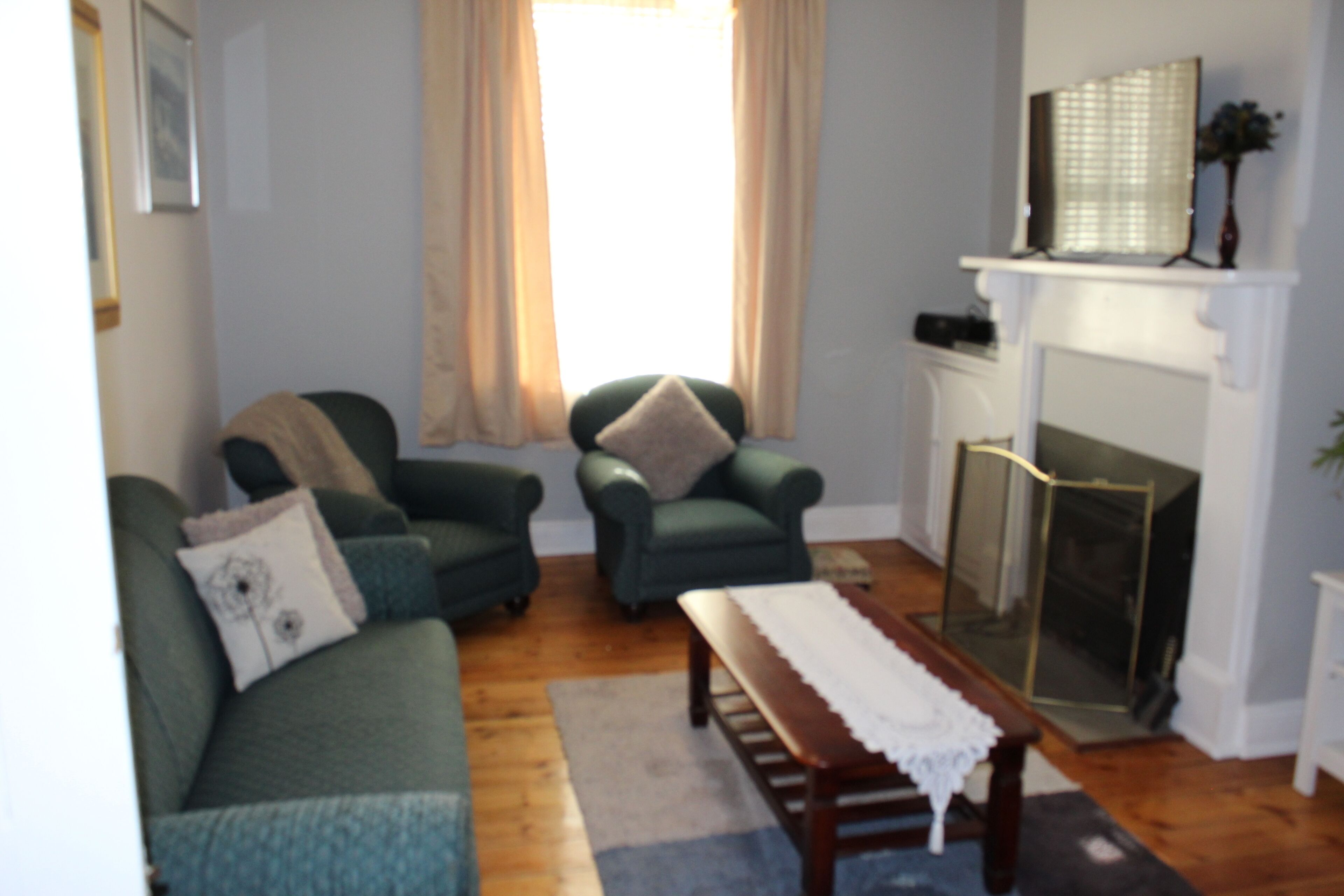 Tradisjonelt hus | Oppholdsområde | Flatskjerm-TV og DVD-spiller