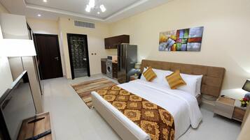 In-room safe, desk, blackout curtains, soundproofing