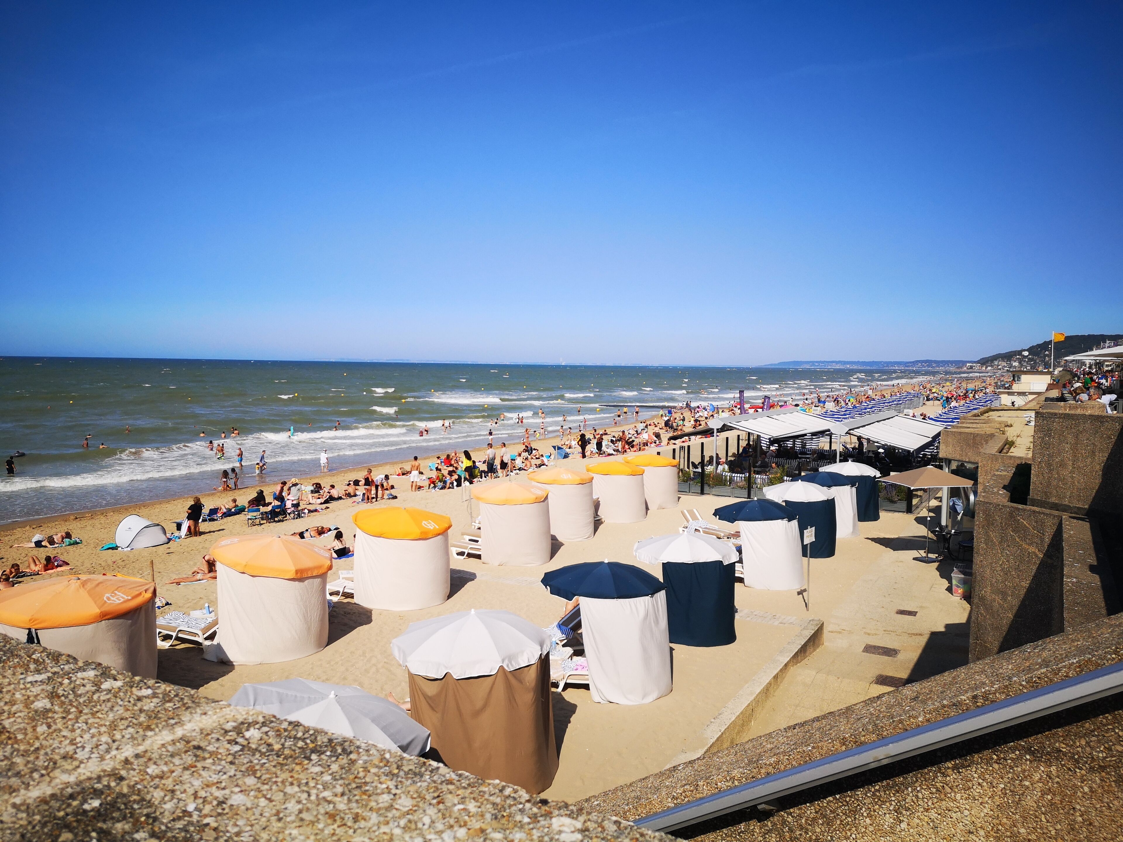 Beach nearby, sun-loungers
