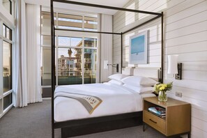 Suite, 1 Bedroom, Ocean View | Premium bedding, pillowtop beds, minibar, in-room safe - The Seabird Ocean Resort & Spa, Part of Destination Hotel by Hyatt (Oceanside)