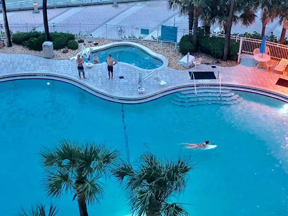 Three Bedroom with access to the beach.  Note:  This is a time share property