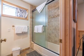 Shower, towels