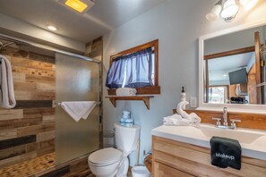Hair dryer, towels