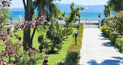 Amarynthos Beachfront Vacation House with garden