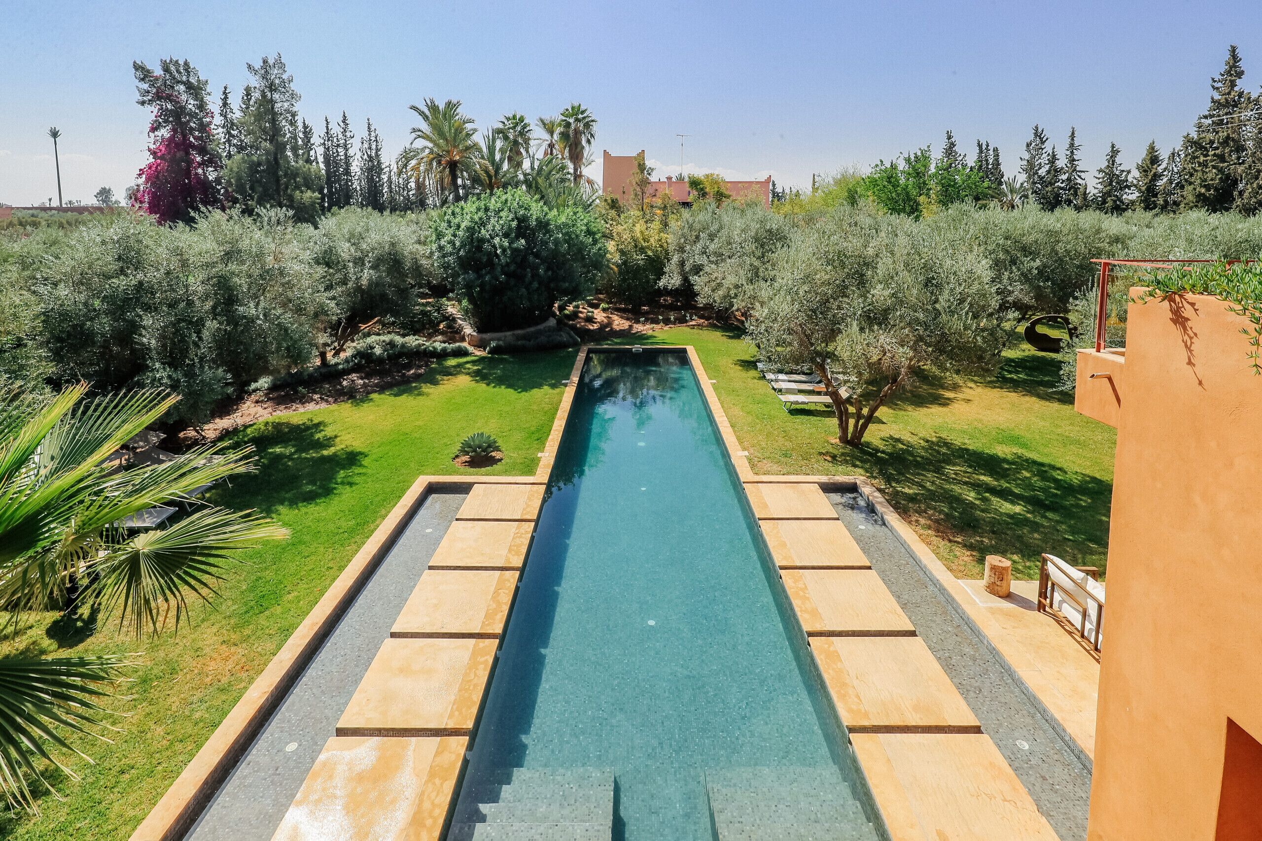 Una piscina climatizada