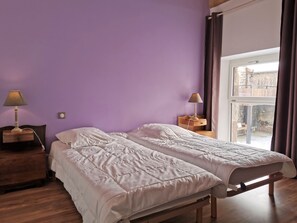 2 chambres, Wi-Fi gratuit, draps fournis