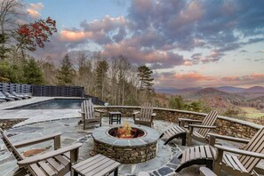 Terrace/patio - A-pool-achian Escape | Suches GA (Suches)