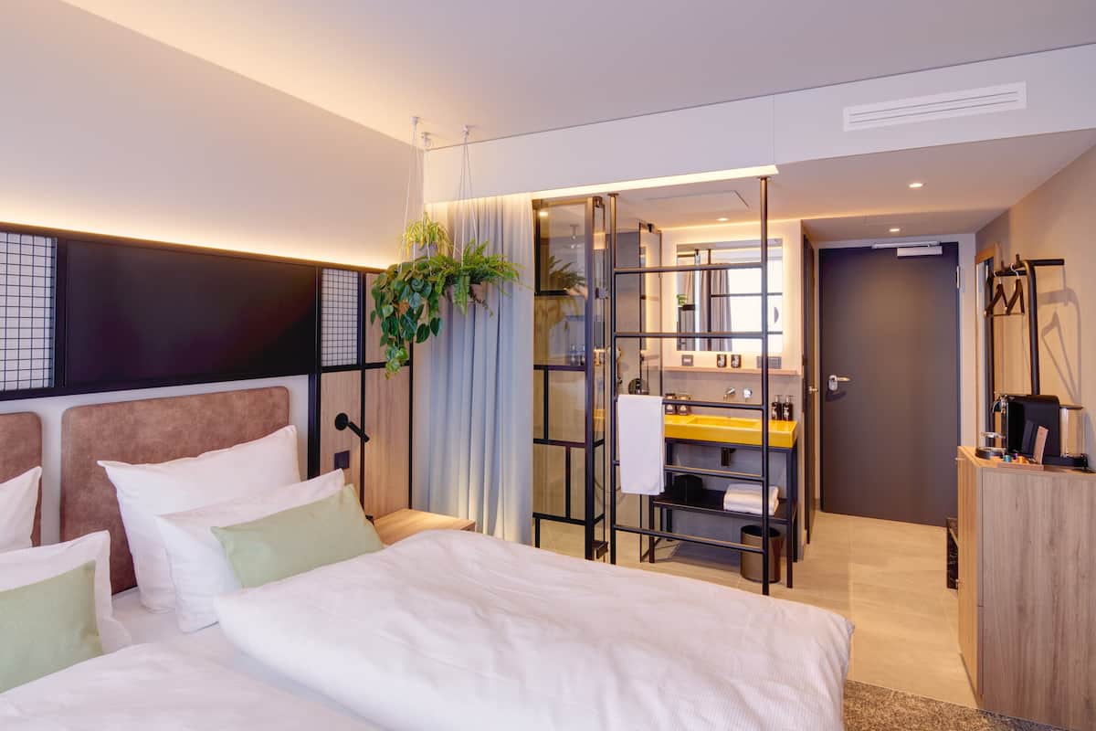 Allergikerbettwaren, Pillowtop-Betten, kostenlose Minibar, Zimmersafe