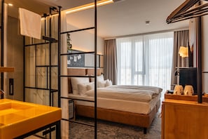 Literie hypoallergénique, surmatelas, articles gratuits dans le mini-bar