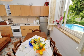 House (Four Bedroom House with Private Pool) | Private kitchen | Fridge - Green Garden House (Korcula)