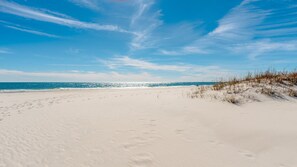 On the beach