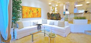 Télévision, lecteur de DVD, livres