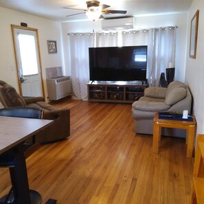 Smart TV, DVD player, video library