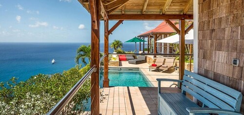 Villa Hurakan  | Ocean Front - Located in  Fabulous Colombier with Private Pool