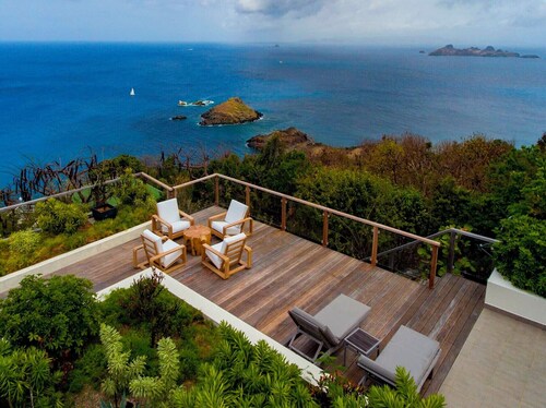 Villa Belle Bague  | Ocean View - Located in  Wonderful Colombier with Private Pool
