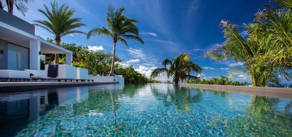 Una piscina riscaldata