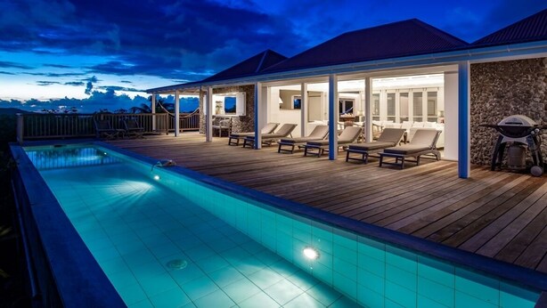 Pool - Villa Supersky  | Near Ocean - Located in  Beautiful Saint Jean with Private Pool (Saint Barthélemy)