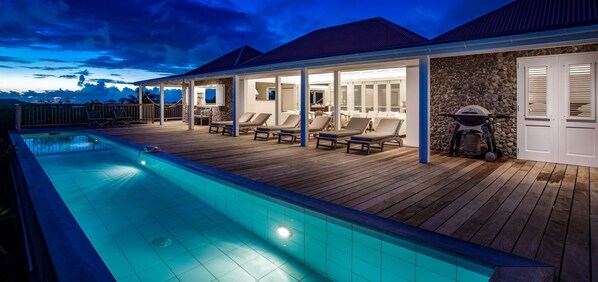 Pool - Villa Supersky  | Near Ocean - Located in  Tropical Saint Jean with Private Pool (Saint Barthélemy)