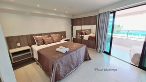 Hypo-allergenic bedding, pillowtop beds, individually decorated - Luxor Tabatinga Beira Mar (Conde)