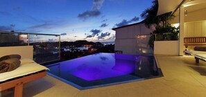 Una piscina riscaldata