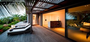 Terrace/patio - Casa Tigre  | Ocean View - Located in  Exquisite Vitet with Private Pool (Saint Barthélemy)