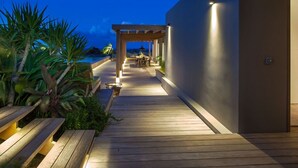 Terrace/patio - Villa Imagine | Ocean View - Located in  Magnificent Marigot with Private Pool (Saint Barthélemy)