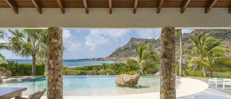 Et oppvarmet basseng