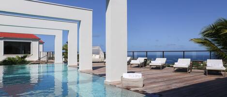 Una piscina riscaldata