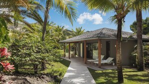 Terrace/patio - Villa Dunes  | Ocean Front - Located in  Stunning Salines with Private Pool (Gustavia)