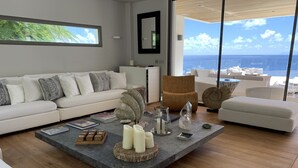 TV, DVD player, books, stereo - Villa Vitti  | Ocean Front - Located in  Exquisite Shell Beach with Private Pool (Gustavia)