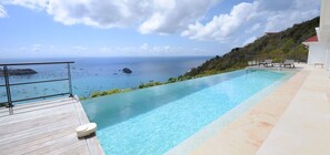 A heated pool - Villa The View  | Ocean View - Located in  Fabulous Colombier with Private Pool (Gustavia)