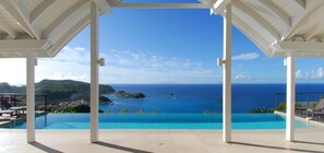 A heated pool - Villa The View  | Ocean View - Located in  Fabulous Colombier with Private Pool (Gustavia)