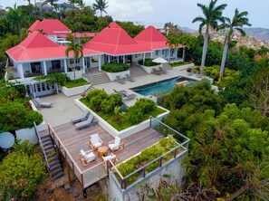 Exterior - Villa Belle Bague  | Ocean View - Located in  Beautiful Colombier with Private Pool (Gustavia)